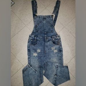 ♡♡USED♡♡ Jean Overall Distressed